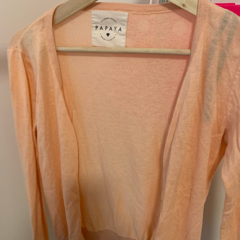Soft pink cardigan